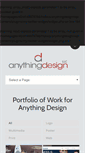 Mobile Screenshot of anythingdesign.com